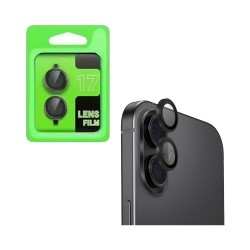 Back Camera Glass Protector for Apple iPhone 17 Black